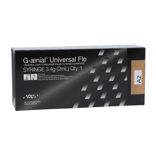 GC 004203 G-aenial Universal Flo Light Cure Flowable Composite Syringe A2 3.4 Gm GC 004203 G-aenial Universal Flo Light Cure Flowable Composite Syringe A2 3.4 Gm
